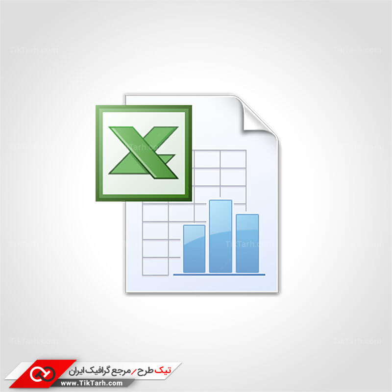 دانلود طرح لایه باز آیکون اکسل