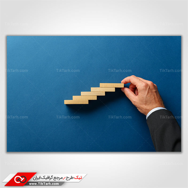 دانلود تصویر با کیفیت ساختن پله های موفقیت