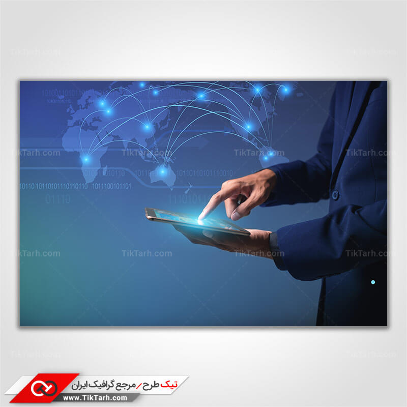 دانلود تصویر با کیفیت تبلت و فضای مجازی