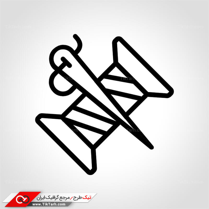 دانلود طرح کلیپ آرت نخ و سوزن