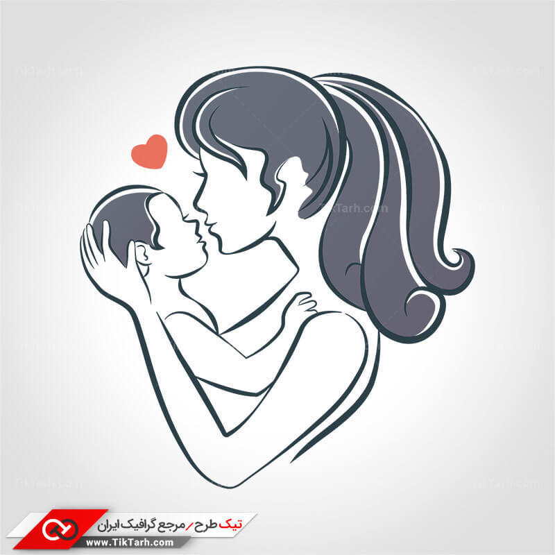 دانلود طرح کلیپ آرت مادر و فرزند