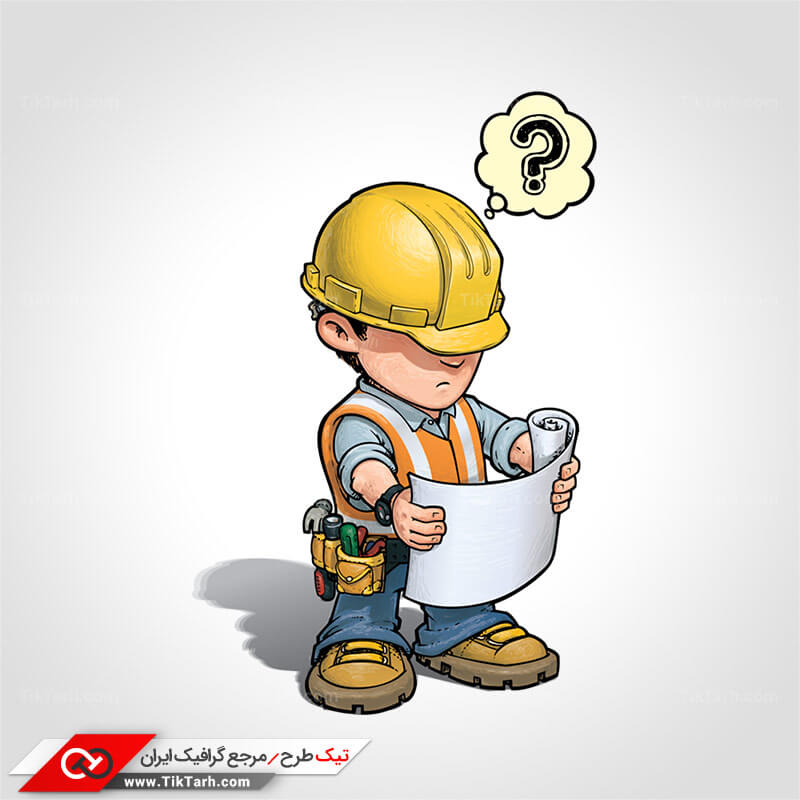 دانلود طرح کلیپ آرت مهندس معمار