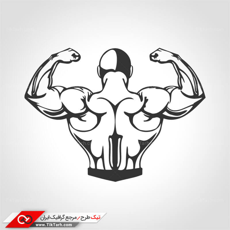 طرح گرافیکی فیگور بدنسازی