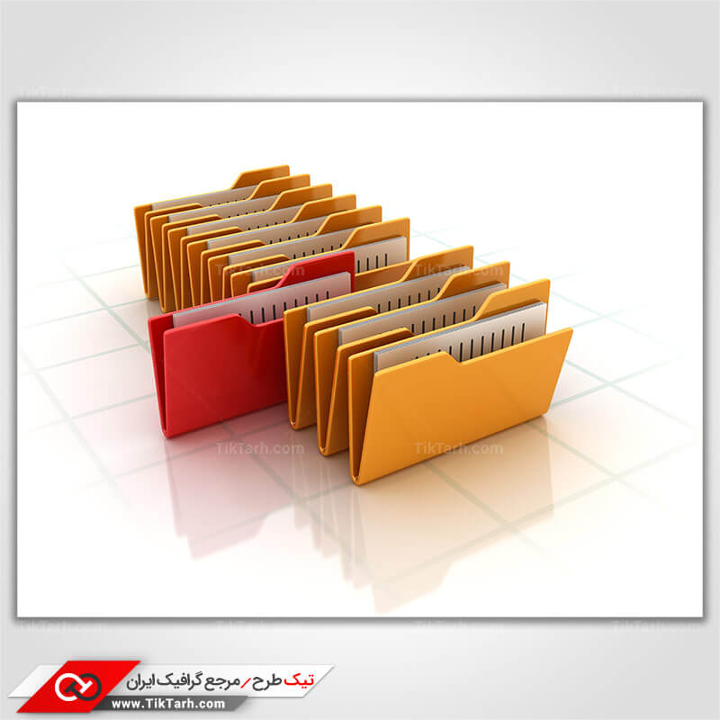دانلود تصویر باکیفیت پوشه های فایل