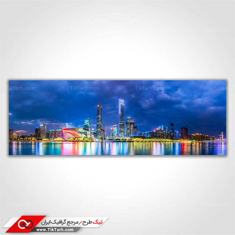 تصویر لارج فرمت شهر ساحلی
