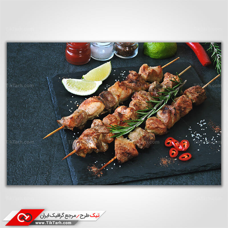 دانلود تصویر گرافیکی گوشت کبابی