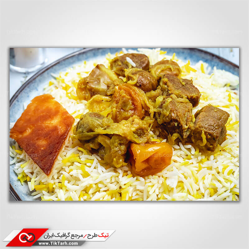 دانلود عکس گرافیکی چلو گوشت