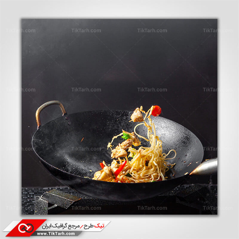 عکس گرافیکی پختن نودل