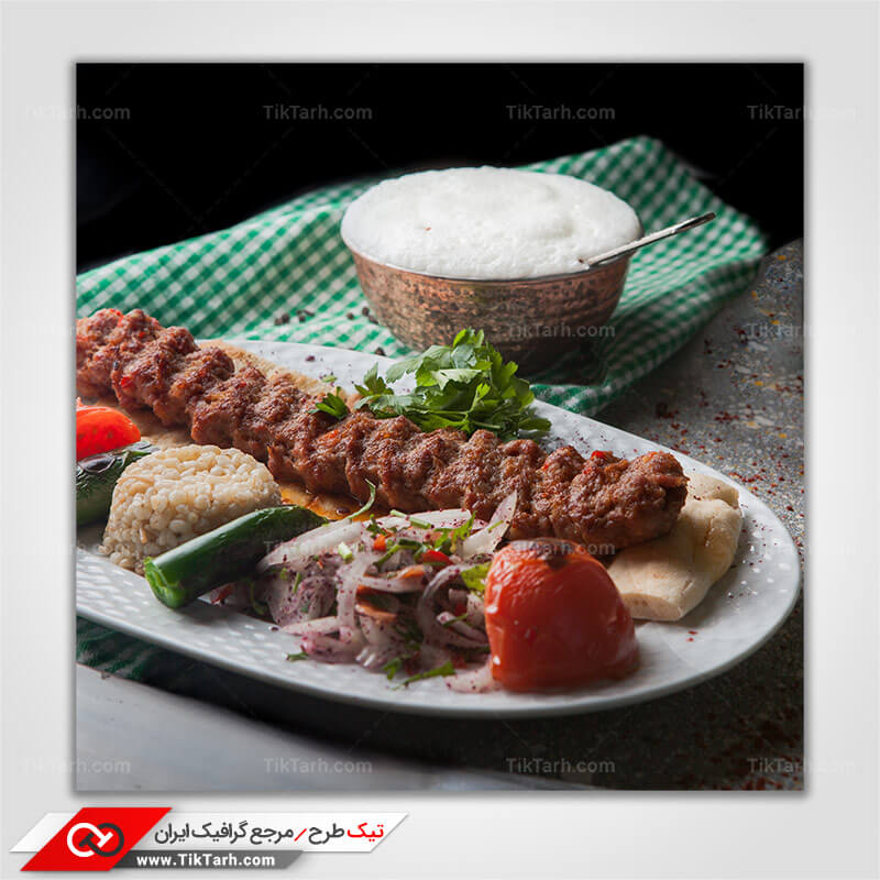 دانلود عکس باکیفیت کباب کوبیده با ماست