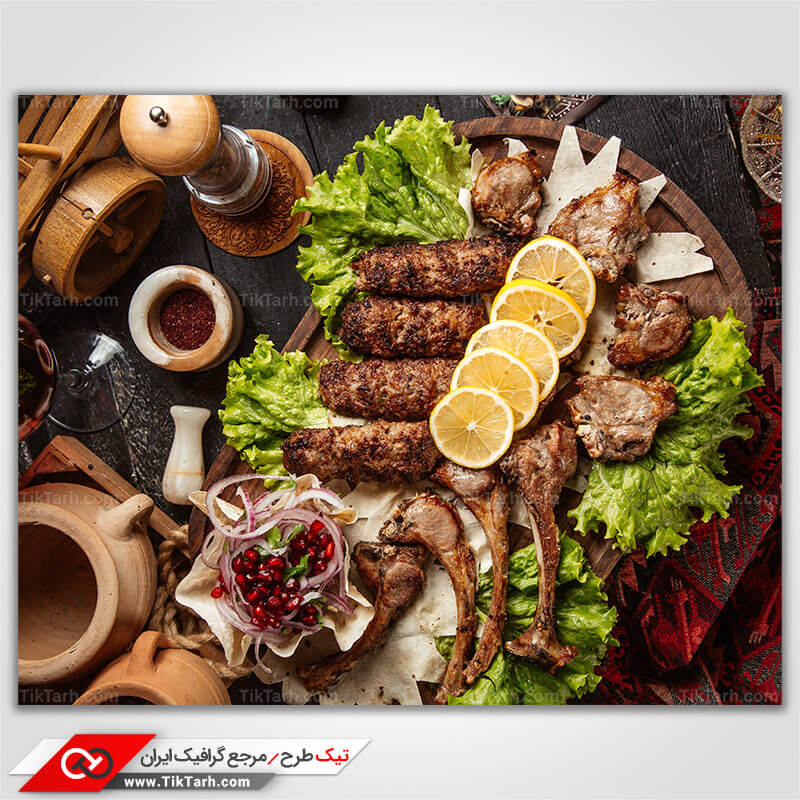 تصویر کباب کوبیده و شیشلیک