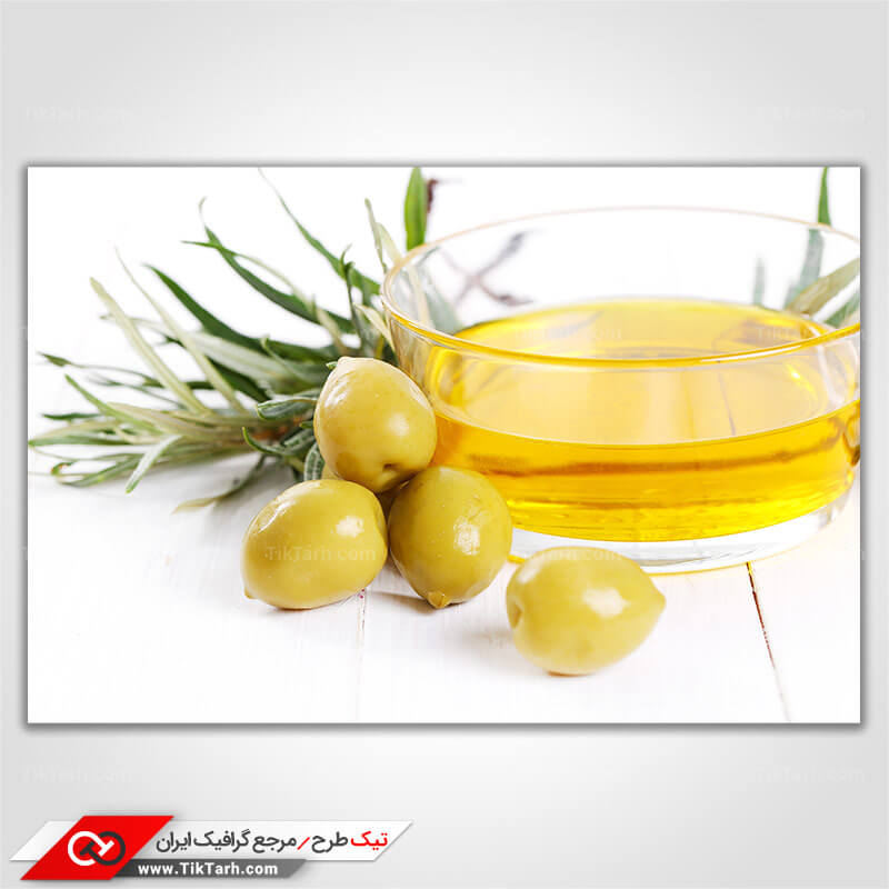 تصویر گرافیکی روغن زیتون