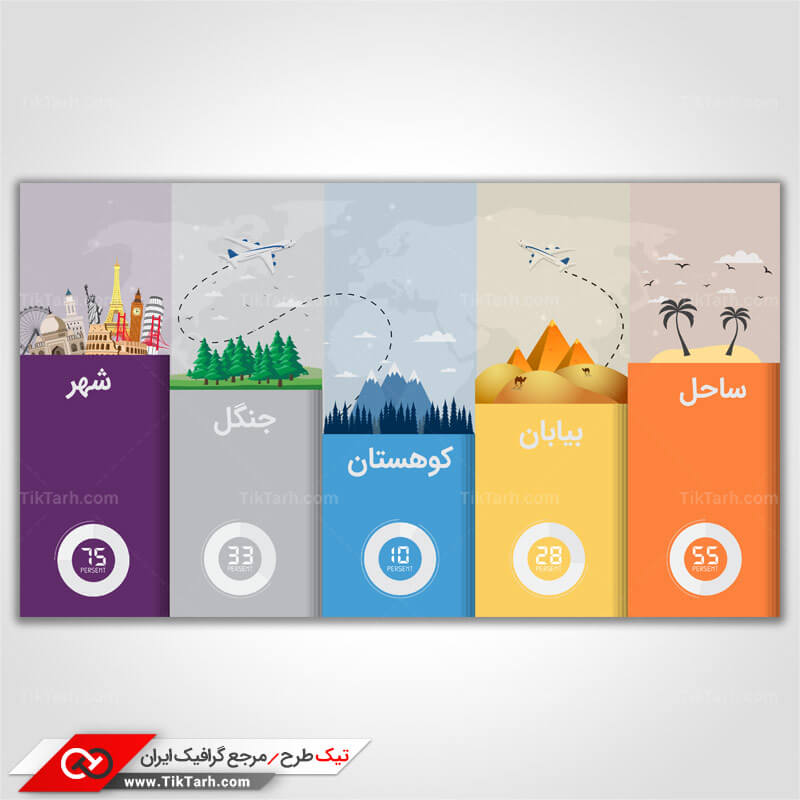 دانلود پس زمینه طراحی با طرح گردشگری