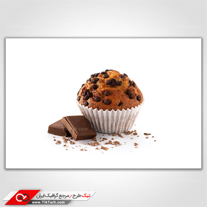 تصویر باکیفیت کاپ کیک شکلاتی