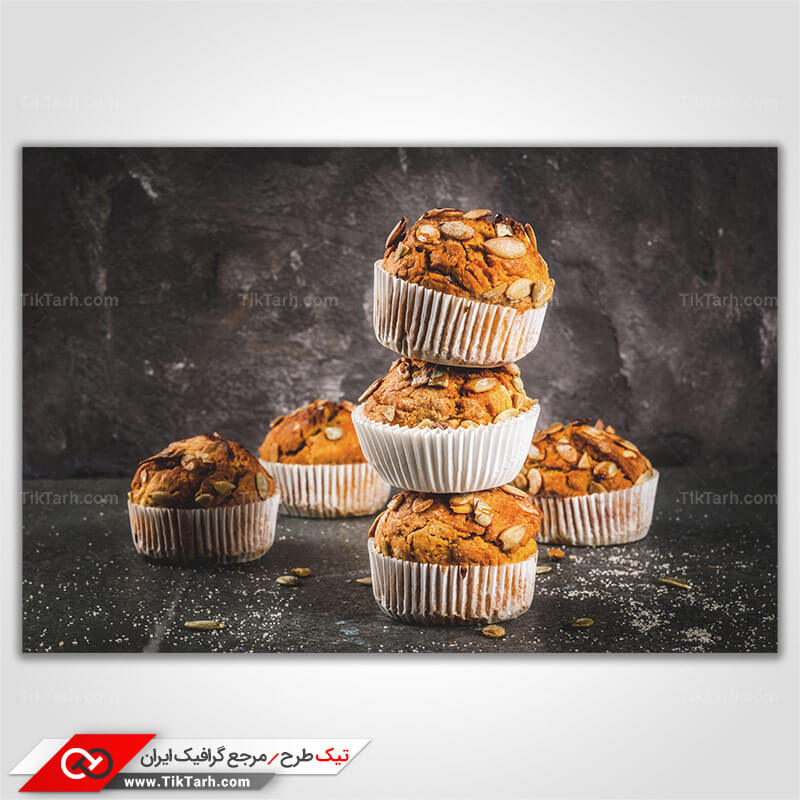 دانلود تصویر باکیفیت کیک فنجونی آجیلی