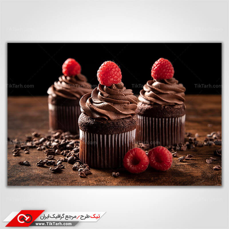 تصویر باکیفیت شیرینی کاکائویی