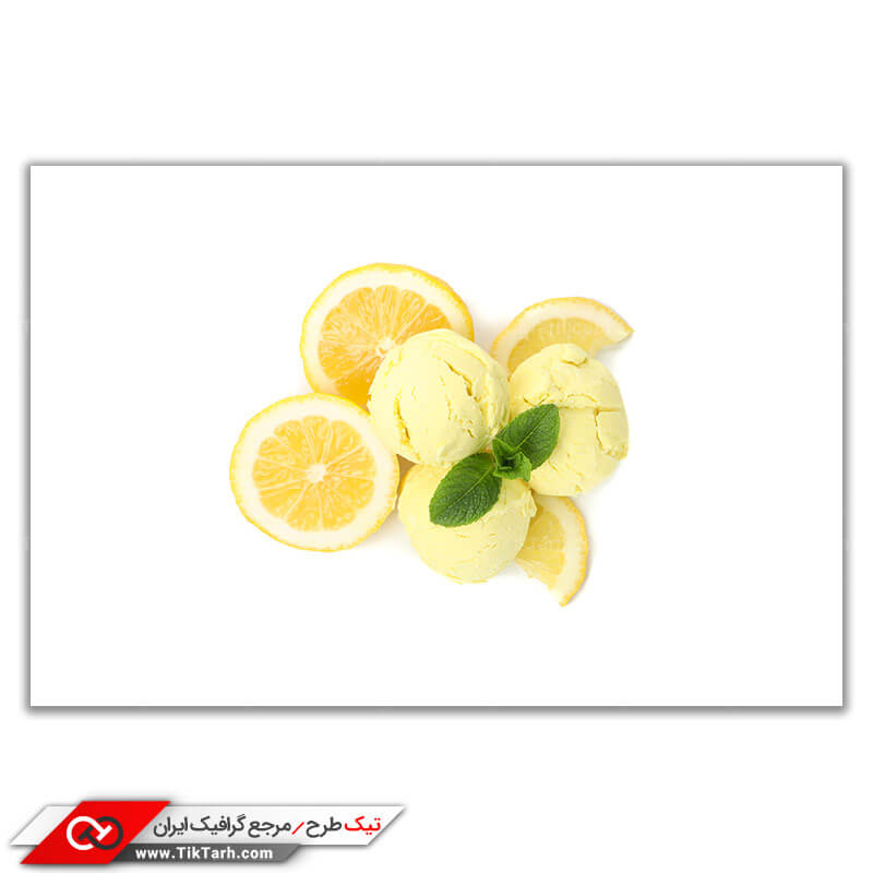 دانلود تصویر باکیفیت بستنی لیمویی