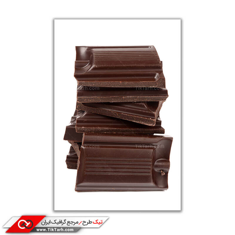 دانلود عکس باکیفیت شکلات تخته ای تلخ