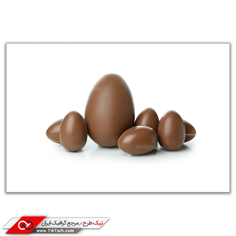 تصویر لارج فرمت از تخم مرغ شکلاتی