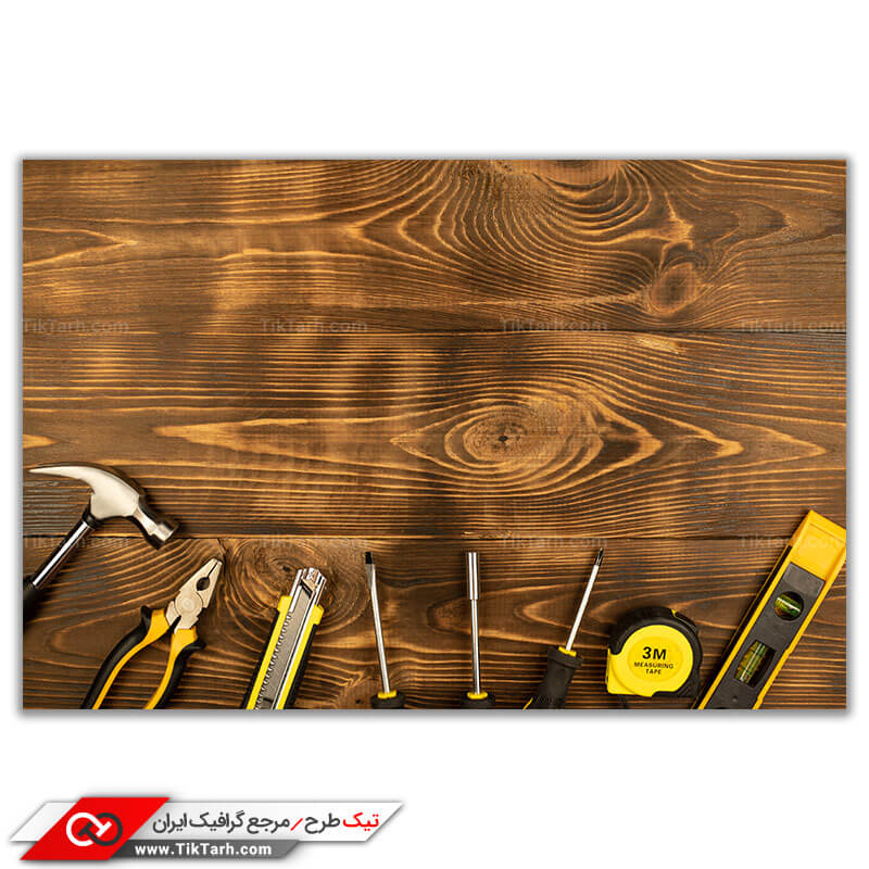 تصویر باکیفیت ابزارآلات نجاری