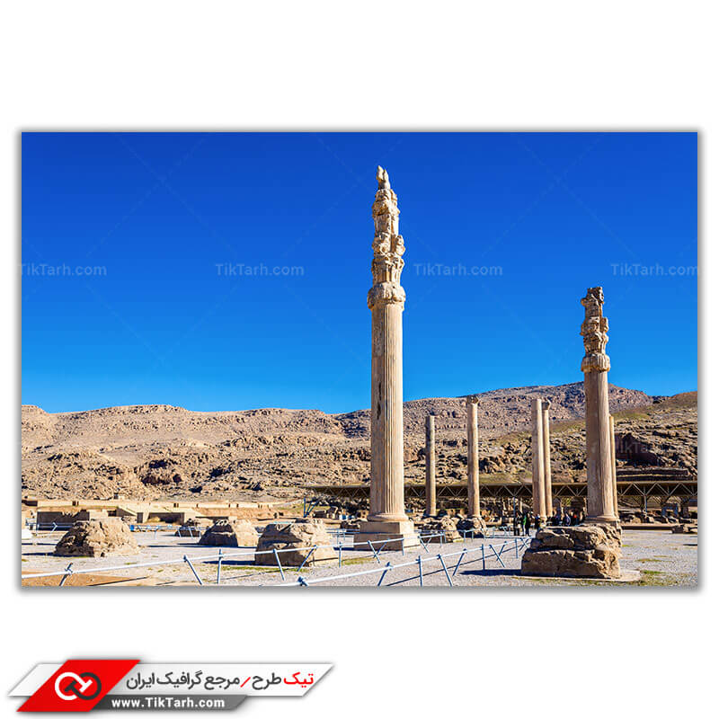 تصویر باکیفیت خرابه های تخت جمشید