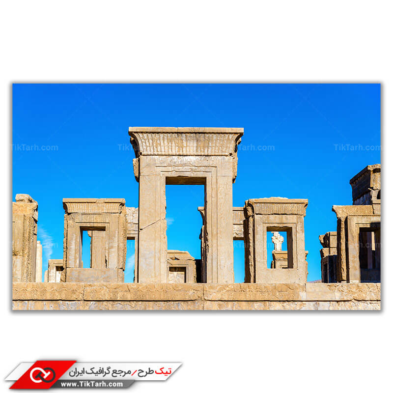 تصویر باکیفیت کاخ داریوش در تخت جمشید