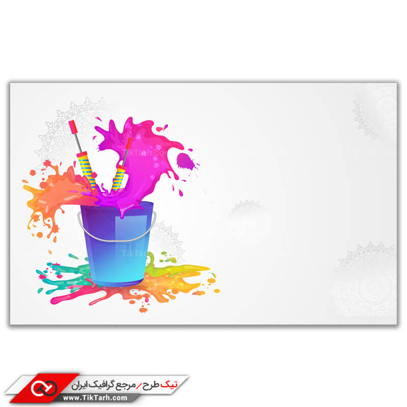 دانلود پس زمینه طراحی سطل رنگ