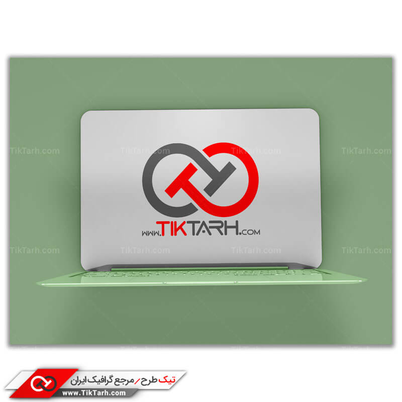 طرح گرافیکی لایه باز موکاپ لپ تاپ
