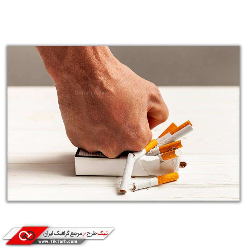 دانلود تصویر با کیفیت له کردن سیگار