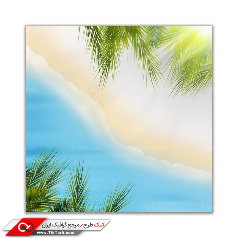 طرح گرافیکی سواحل شنی