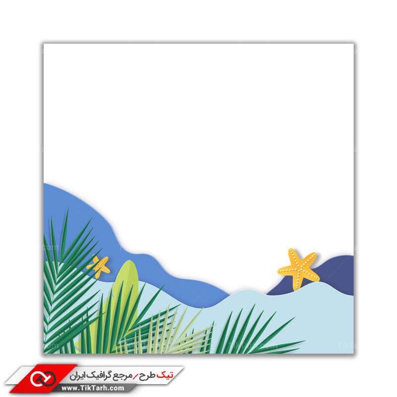 طرح گرافیکی پس زمینه از دریا