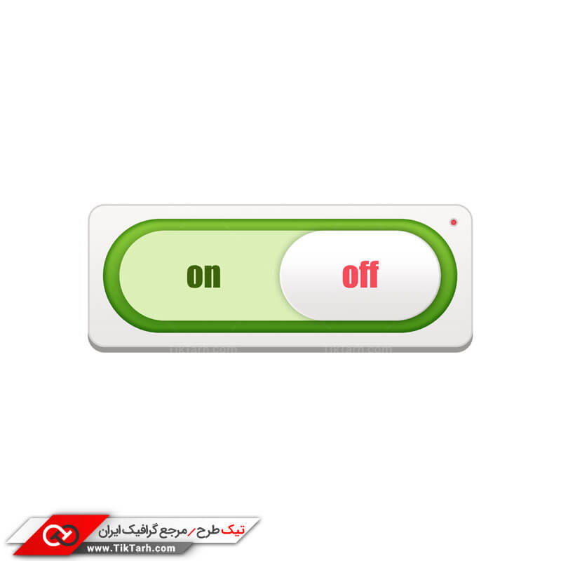 طرح کلید روشن و خاموش