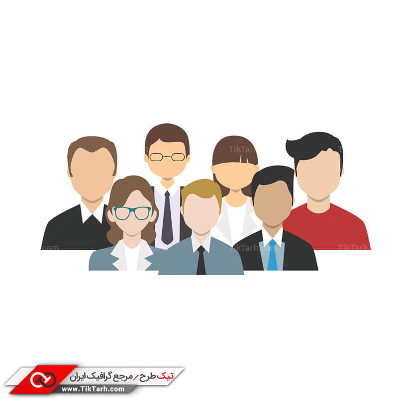 طرح کلیپ آرت همکاران شرکت