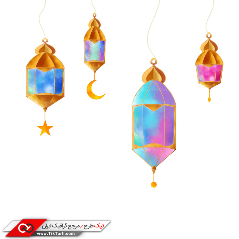 طرح کلیپ آرت فانوس