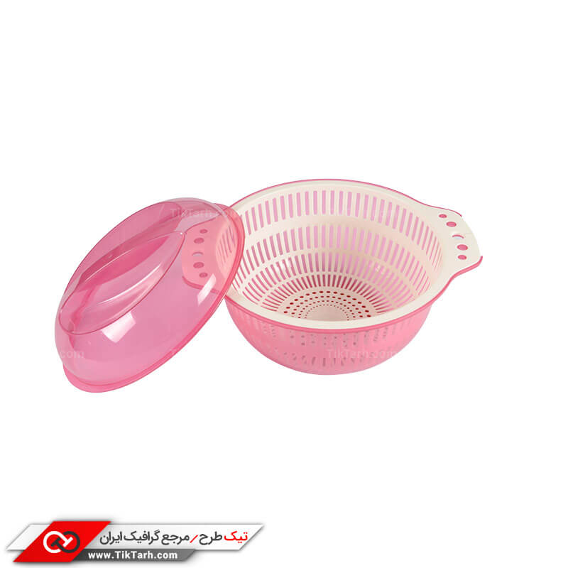 طرح آبکش و لگن پلاستیکی
