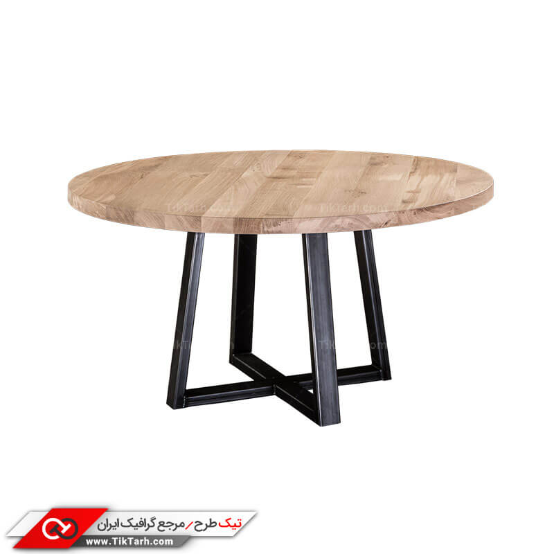 طرح گرافیکی میز چوبی