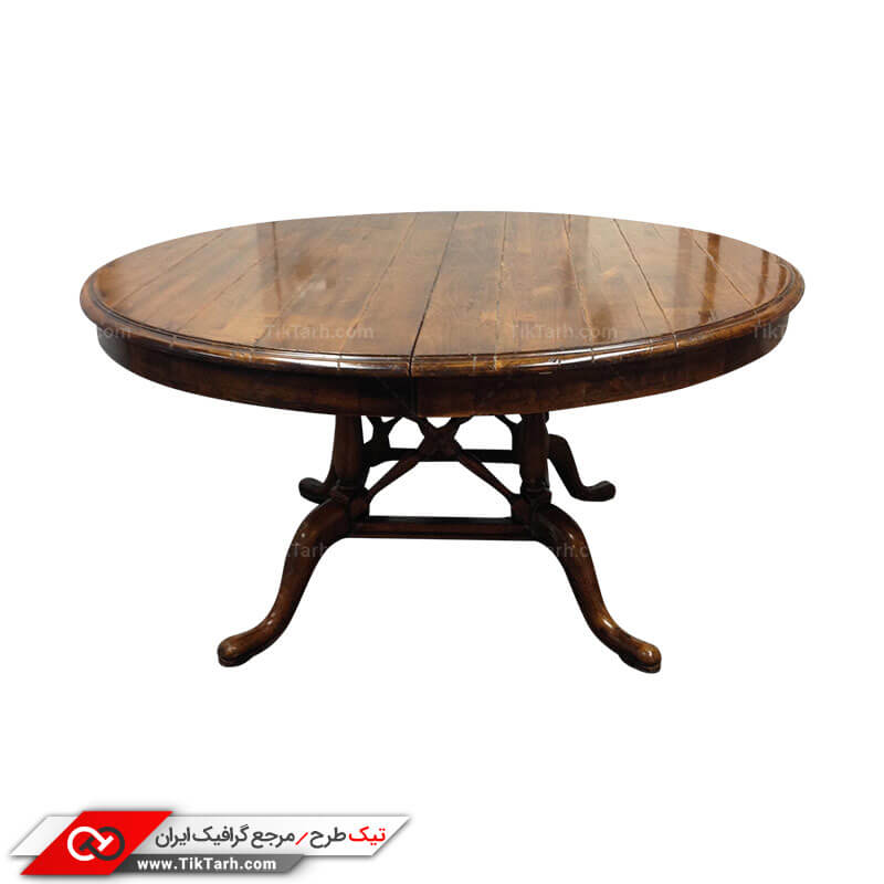 دانلود طرح گرافیکی میز ناهار خوری چوبی