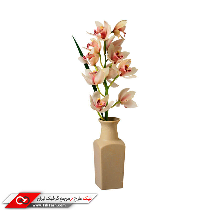طرح گلدان گل