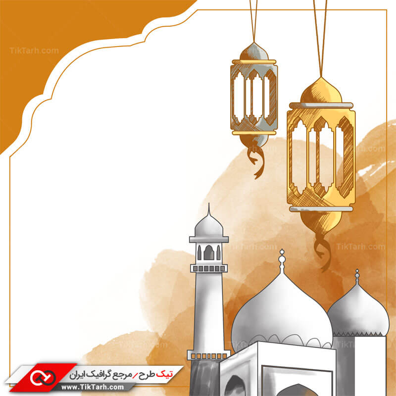 طرح مذهبی لایه باز گرافیکی فانتزی شب قدر