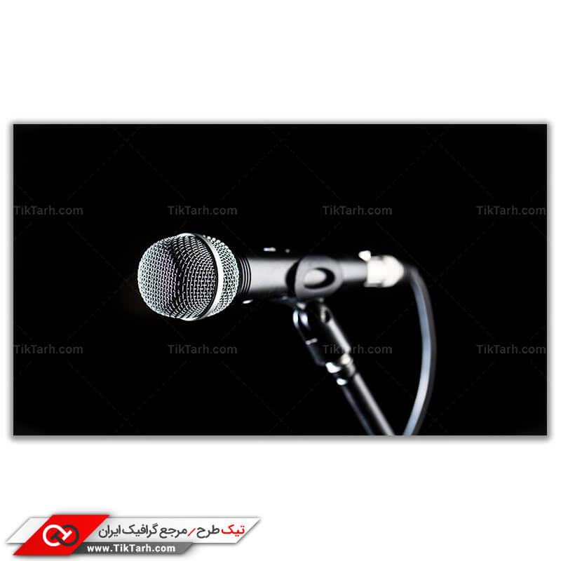دانلود عکس باکیفیت از میکروفون باسیم