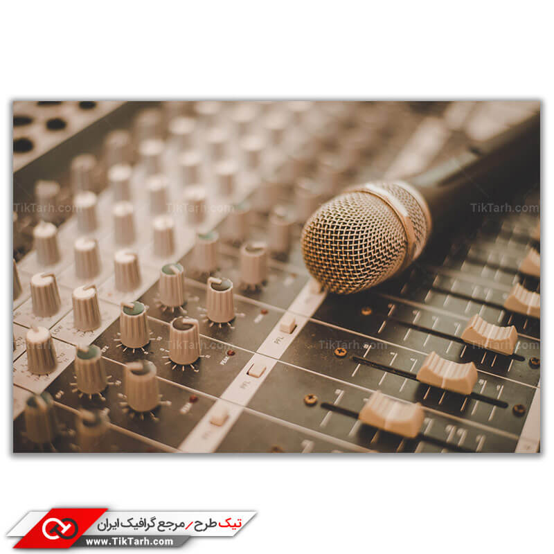 دانلود عکس باکیفیت استودیو ضبط صدا