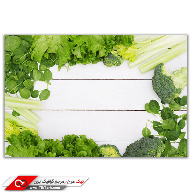 تصویر باکیفیت کلم بروکلی و دیگر سبزیجات