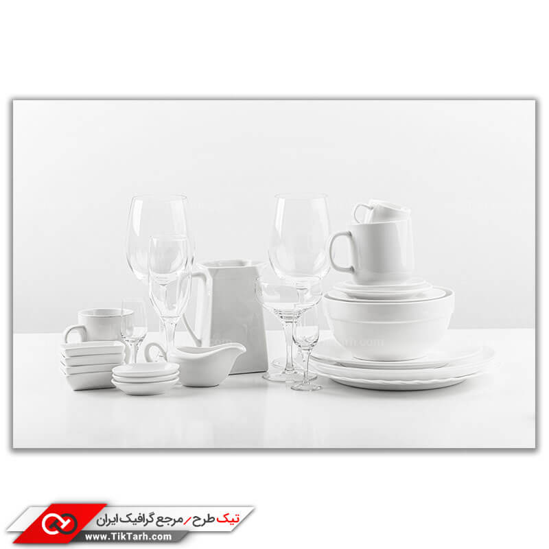دانلود عکس گرافیکی باکیفیت سرویس ظروف چینی