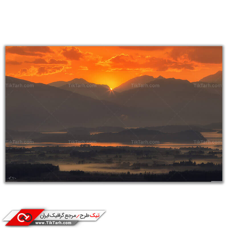 تصویر باکیفیت و زیبای غروب خورشید
