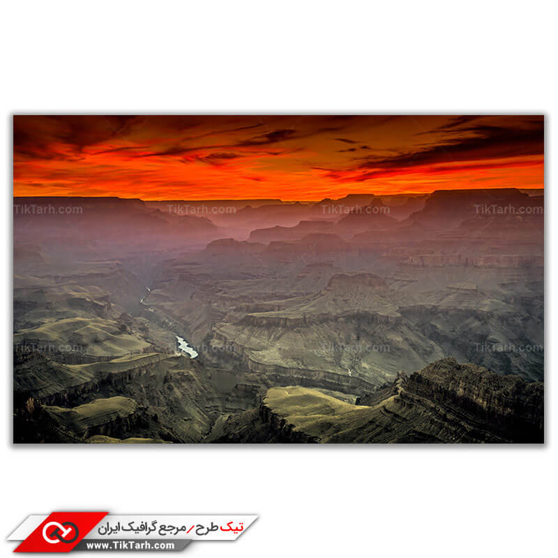 دانلود تصویر باکیفیت آسمان سرخ