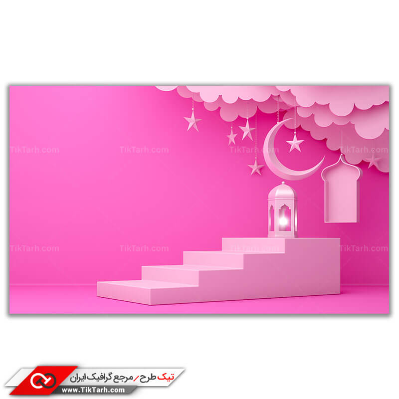 دانلود تصویر با کیفیت محراب و چراغ و ابر