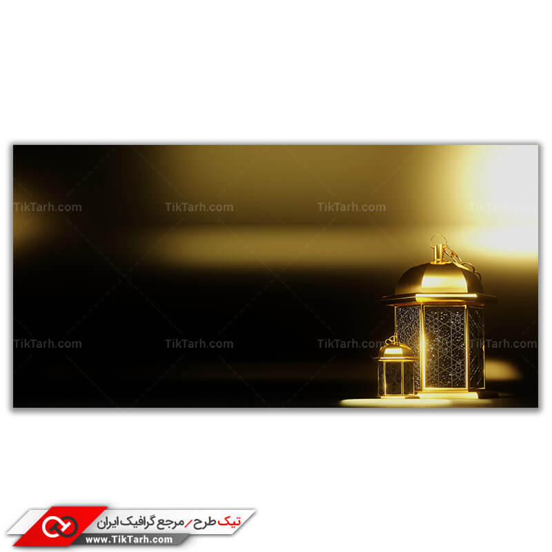 تصویر با کیفیت مذهبی فانوس ها در شب