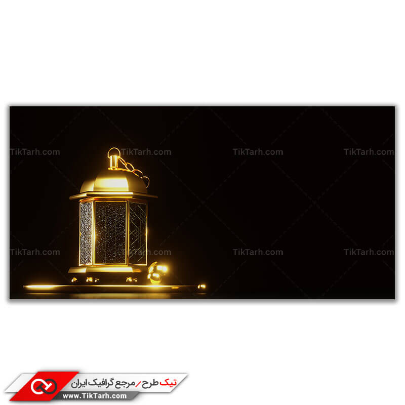 تصویر با کیفیت فانوس با نماد مذهبی