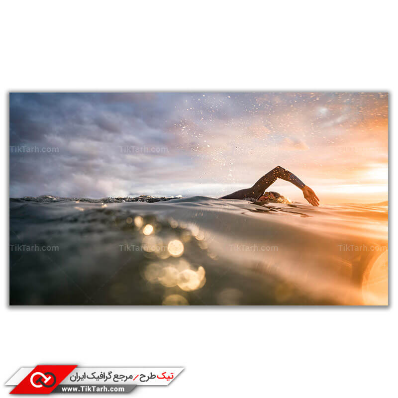 تصویر باکیفیت شنای آزاد