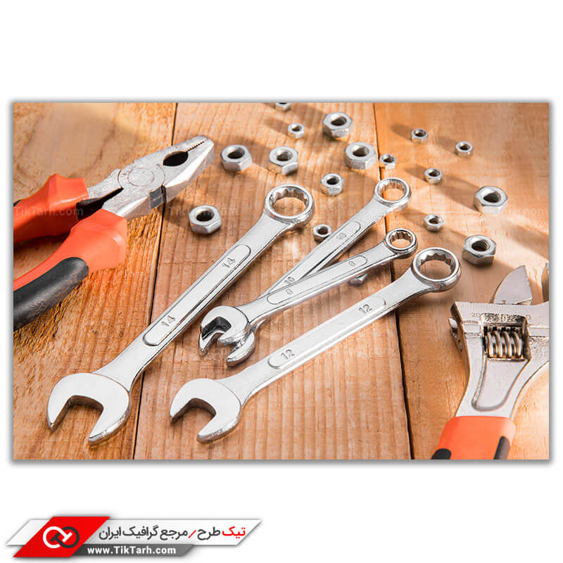 عکس باکیفیت آچار ها و مهره ها