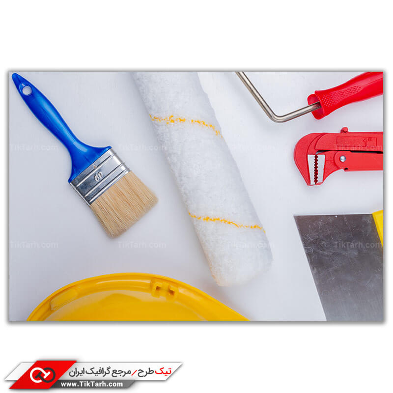 دانلود عکس باکیفیت آچار لوله گیر و قلم مو